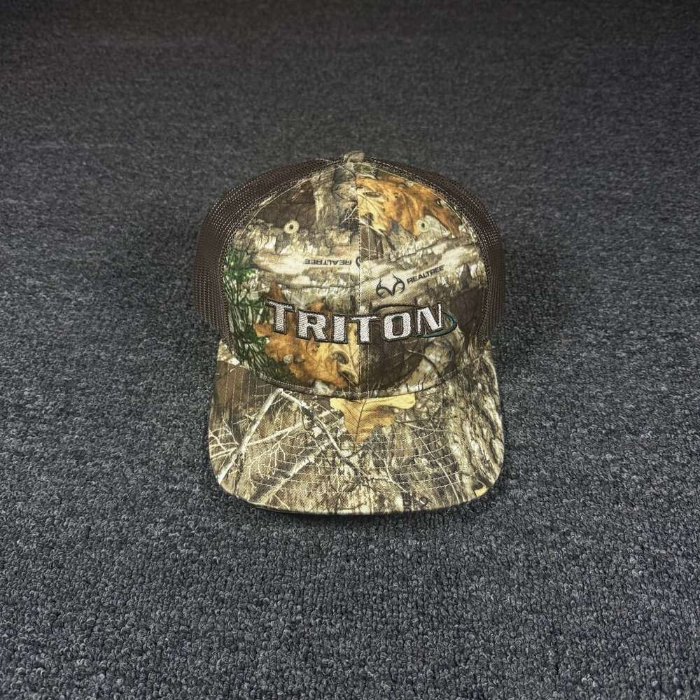 Richardson 112P Triton Boats Realtree Camo Trucker Hat Cap